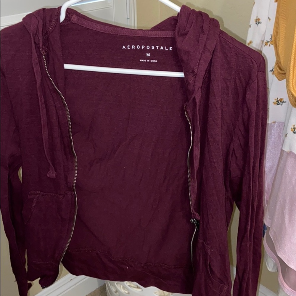A crop top sweater